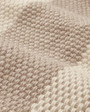 Ruudullinen juuttimatto 170x240 Beige/Natural