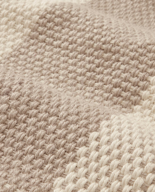 Ruudullinen juuttimatto 170x240 Beige/Natural