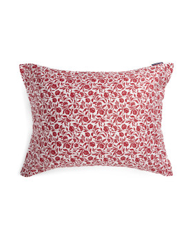 Satiinityynyliina kukkakuosilla 50x60