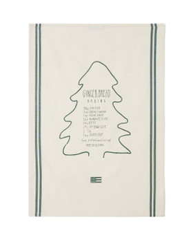 Keittiöpyyhe printillä ja piparkakkuohjeella