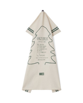 Keittiöpyyhe printillä ja piparkakkuohjeella