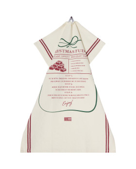 Luomupuuvillainen keittiöpyyhe Christmas Fudge