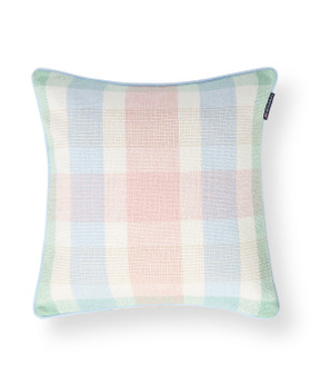 Monivärinen ruudullinen tyynynpäällinen 50x50