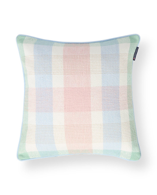 Monivärinen ruudullinen tyynynpäällinen 50x50