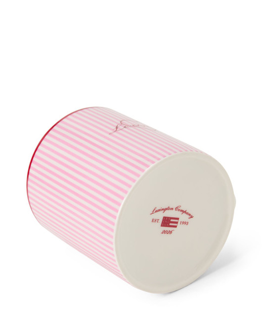 Ystävänpäivän muki, vaaleanpunainen/valkoinen, Lexington