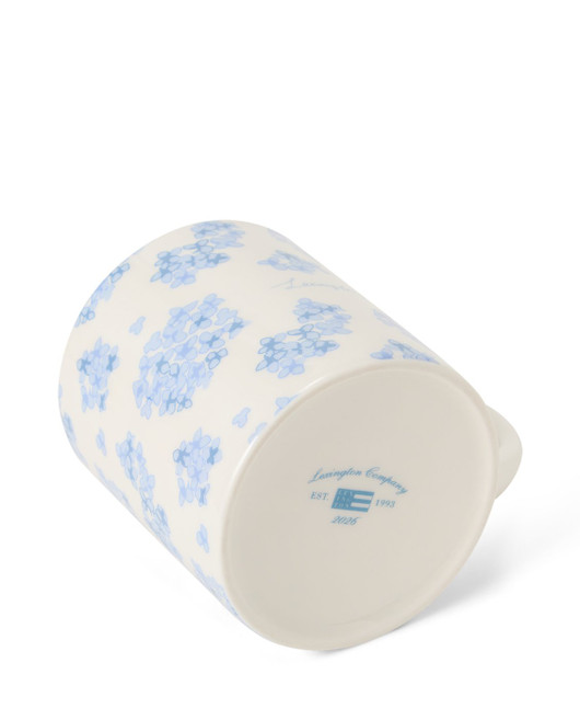 Kukkakuvioinen Floral muki sininen/valkoinen