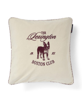 Boston club tyynynpäällinen vaalea beige/viikunapunainen