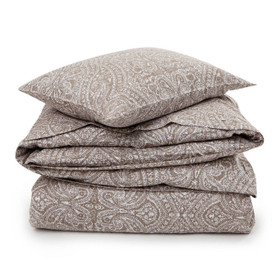  Pussilakanasetti puuvillasatiinia 150x210/50x60 beige