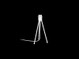 Tripod Table matt white