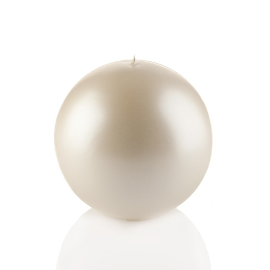 Velvet Pallokynttilä 10cm Pearl Balmuir