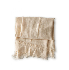 Happy Island Throw white 180x130