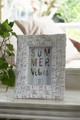 Tropical Island Photo Frame white
