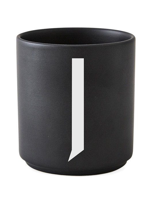 Personal Porcelain Cup black A-Z