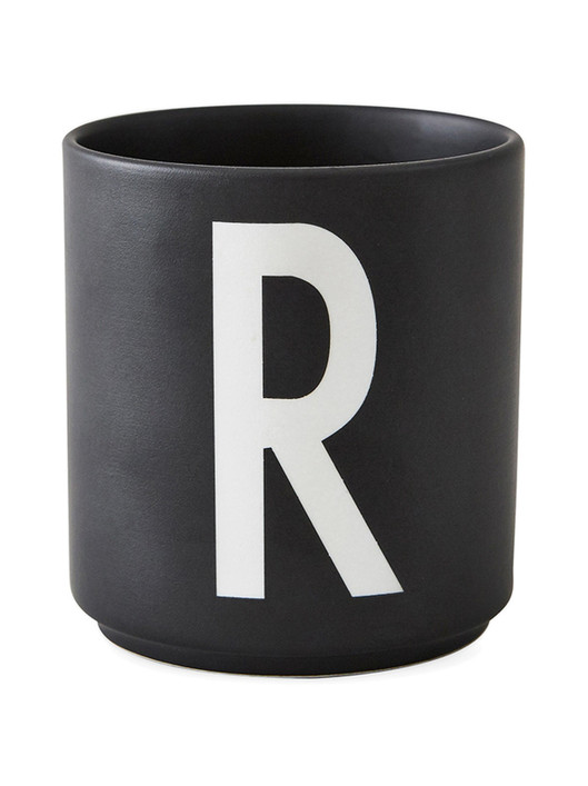 Personal Porcelain Cup black A-Z