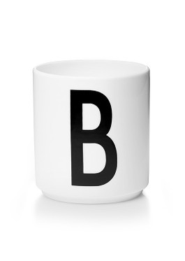 Personal Porcelain Cup white A-Z
