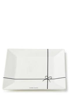 Happy Bow Plate 23 x 23