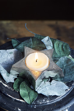 Happy Star Tea Light Holder