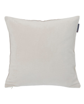 Tyynynpäällinen puuvillasamettia 50x50 kerma