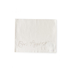 Bon Appétit Placemat white