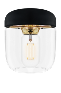 Acorn Black Polished Brass