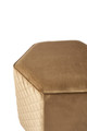 Parklane Pouf Velvet Caramel