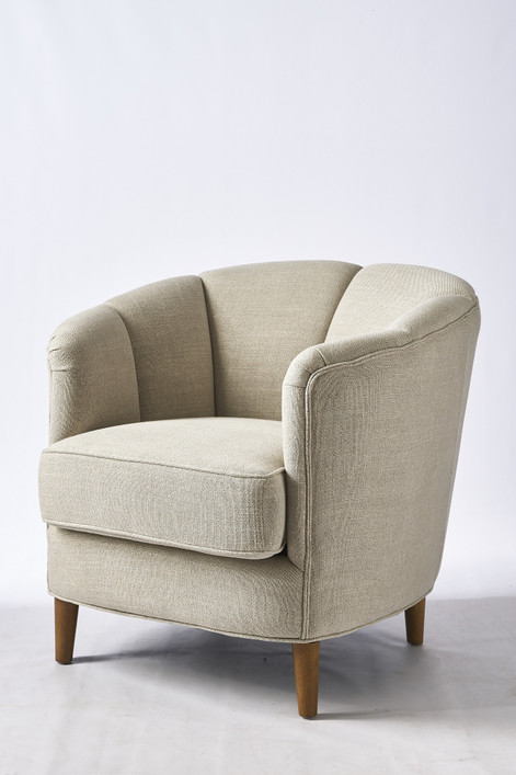 Rue Royale Armchair Linen FabFlax