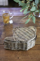 Rustic Rattan Teapot Tea Box