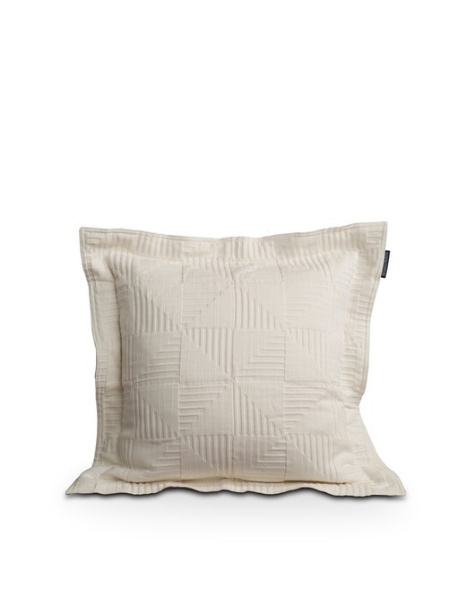 Jacquard tyynynpäällinen 50x50 cm luonnonvalkoinen