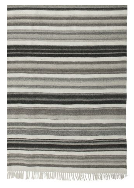 Titanium matto villa/puuvilla 70x240cm