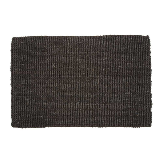 Ovimatto Jute Musta 90x60