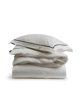 Holiday Star satiini pussilakanasetti valkoinen/vihreä 