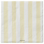 Amani Paperiservetti Keltaraitainen  33X33 Cm Lene Bjerre