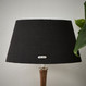Chic Lampshade black gold 28x38