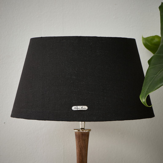 Chic Lampshade black gold 28x38