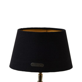 Chic Lampshade black gold 15x20