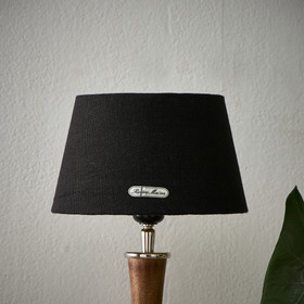 Chic Lampshade black gold 15x20
