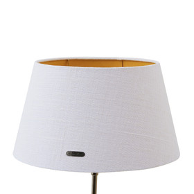 Chic Lampshade white gold 28x38