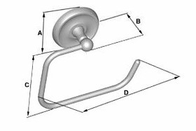 VILLA WC-paperiteline Kromi