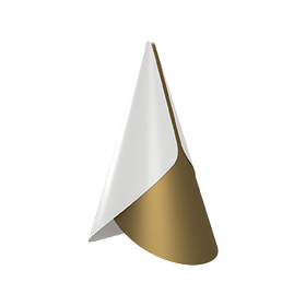 Cornet White & Brass