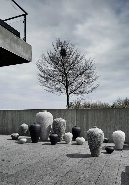 Luna ruukku musta 40 cm