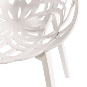 Ruokapöydän tuoli  Flora valkoinen