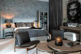 Classic Lampunvarjostin Nahkaa Taupe 35x20