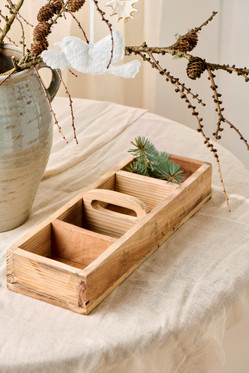 Unique neliosainen puulaatikko Ib Laursen