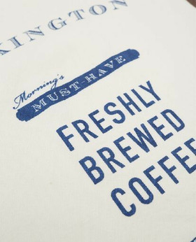 Painettu Coffee keittiöpyyhe  