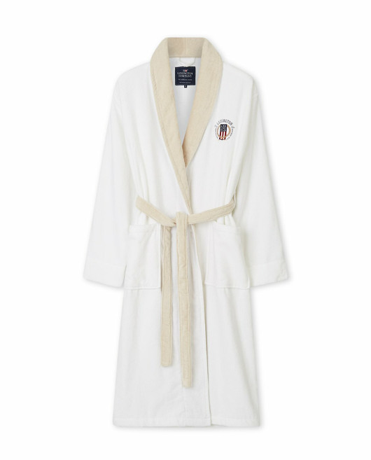 Kylpytakki  Contrast unisex Beige-valkoinen
