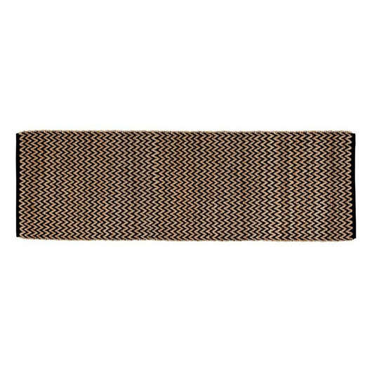 Rug Chevron 80x220 Black