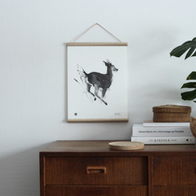 Teemu Järvi juliste Valkohäntäpeura 30 x 40 cm