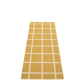 Ada muovimatto Ochre/Beige metalli 70 x 150 cm
