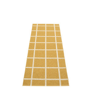Ada muovimatto Ochre/Beige metalli 70 x 150 cm