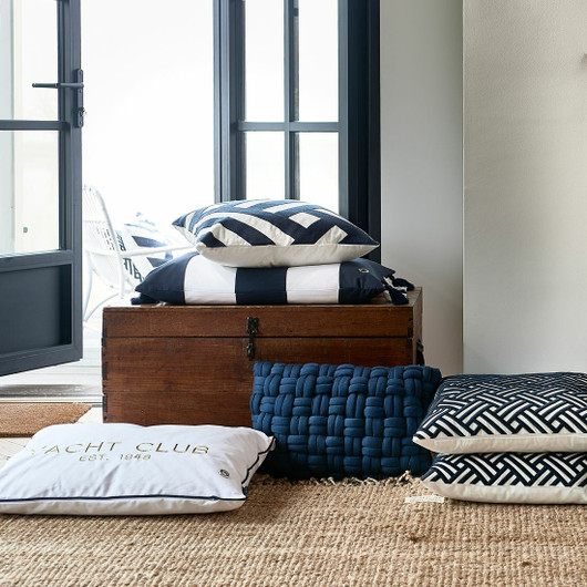 Yacht Club Graphic Pillow Cover